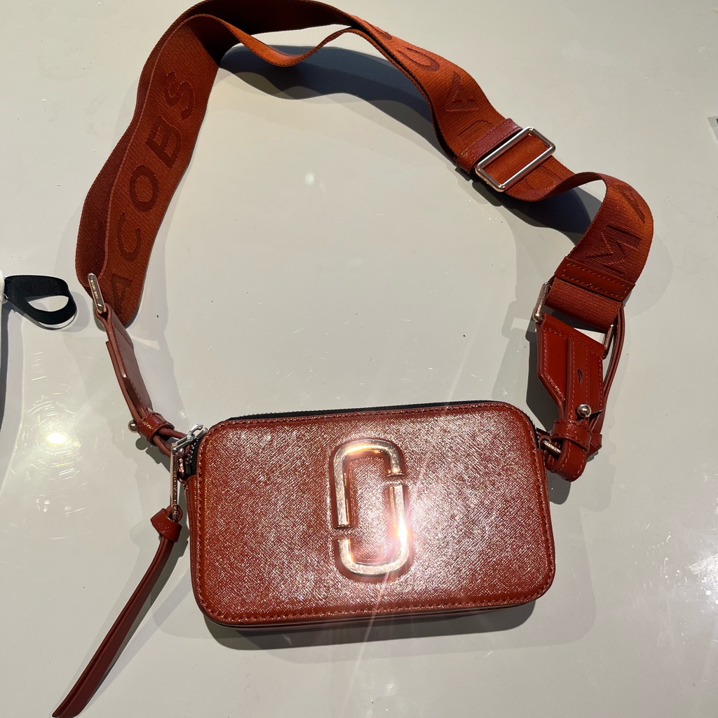 Marc Jacobs Crossbody Bag In Shimmering Rust